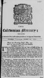 Caledonian Mercury Tue 05 Dec 1721 Page 1