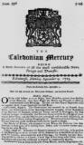 Caledonian Mercury Mon 09 Sep 1723 Page 1