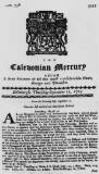 Caledonian Mercury Thu 12 Sep 1723 Page 1
