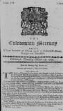 Caledonian Mercury Thu 17 Oct 1723 Page 1