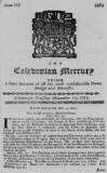 Caledonian Mercury Tue 19 Nov 1723 Page 1