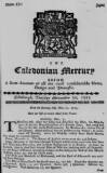 Caledonian Mercury Tue 26 Nov 1723 Page 1
