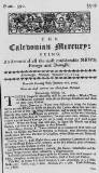 Caledonian Mercury Mon 13 Jan 1724 Page 1