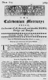 Caledonian Mercury Tue 10 Mar 1724 Page 1