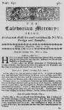 Caledonian Mercury Thu 07 May 1724 Page 1