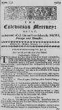 Caledonian Mercury Mon 25 Jan 1725 Page 1