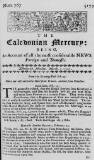 Caledonian Mercury Mon 29 Mar 1725 Page 1