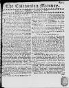 Caledonian Mercury Mon 09 Jan 1727 Page 1