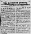 Caledonian Mercury Thu 03 Oct 1728 Page 1