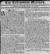 Caledonian Mercury Mon 21 Oct 1728 Page 1