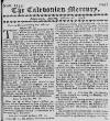 Caledonian Mercury Mon 28 Oct 1728 Page 1