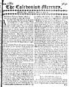 Caledonian Mercury Mon 01 May 1732 Page 1