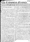 Caledonian Mercury Mon 15 May 1732 Page 1