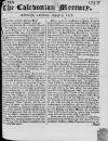 Caledonian Mercury Thu 05 Aug 1736 Page 1
