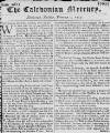 Caledonian Mercury Tue 01 Feb 1737 Page 1