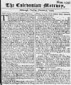 Caledonian Mercury Tue 09 Jan 1739 Page 1