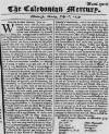 Caledonian Mercury Mon 16 Jul 1739 Page 1