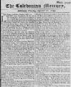 Caledonian Mercury Thu 20 Sep 1739 Page 1