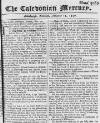 Caledonian Mercury Tue 15 Jan 1740 Page 1