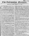 Caledonian Mercury Tue 19 Feb 1740 Page 1