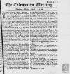 Caledonian Mercury Mon 17 Mar 1740 Page 1