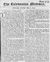 Caledonian Mercury Thu 29 May 1740 Page 1
