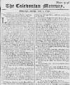 Caledonian Mercury Mon 05 May 1740 Page 1