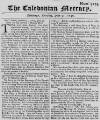 Caledonian Mercury Thu 31 Jul 1740 Page 1