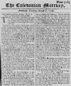 Caledonian Mercury Thu 21 Aug 1740 Page 1