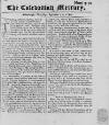 Caledonian Mercury Thu 11 Sep 1740 Page 1