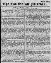 Caledonian Mercury Tue 14 Oct 1740 Page 1
