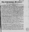 Caledonian Mercury Thu 23 Oct 1740 Page 1