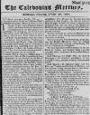 Caledonian Mercury Thu 30 Oct 1740 Page 1