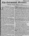 Caledonian Mercury Thu 06 Nov 1740 Page 1