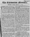 Caledonian Mercury Tue 11 Nov 1740 Page 1