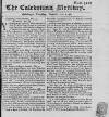 Caledonian Mercury Thu 20 Nov 1740 Page 1
