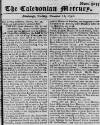 Caledonian Mercury Tue 16 Dec 1740 Page 1