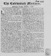 Caledonian Mercury Tue 11 Aug 1741 Page 1