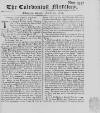 Caledonian Mercury Mon 17 Aug 1741 Page 1
