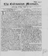 Caledonian Mercury Mon 24 Aug 1741 Page 1