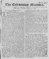 Caledonian Mercury Thu 01 Oct 1741 Page 1