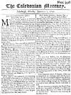 Caledonian Mercury Mon 11 Jan 1742 Page 1