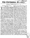 Caledonian Mercury Thu 14 Jan 1742 Page 1