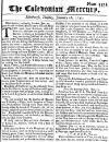 Caledonian Mercury Tue 26 Jan 1742 Page 1