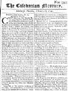 Caledonian Mercury Thu 18 Feb 1742 Page 1