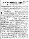 Caledonian Mercury Thu 18 Mar 1742 Page 1