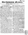 Caledonian Mercury Thu 10 Jun 1742 Page 1