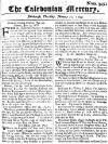 Caledonian Mercury Thu 27 Jan 1743 Page 1