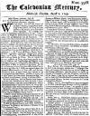 Caledonian Mercury Tue 02 Aug 1743 Page 1