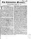 Caledonian Mercury Mon 19 Sep 1743 Page 1